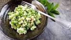 Pea, Feta and Mint Salad