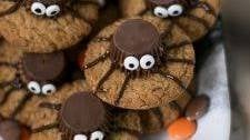 Peanut Butter Spider Cookies