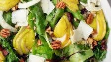 Pear Salad with Balsamic and Walnuts