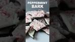 Peppermint Bark Recipe #shorts