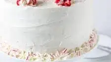 Peppermint White Chocolate Cake