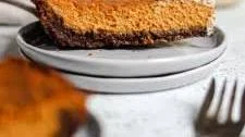 Pumpkin Pie with Gingersnap Crust
