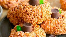 Pumpkin Rice Krispie Treats