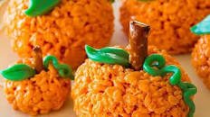 Pumpkin Rice Krispie Treats