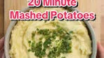 Quick Cheesy Garlic Mashed Potatoes Recipe