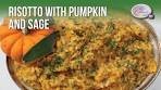 Quick Pumpkin Sage Risotto for Fall and Halloween Vibes