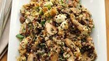 Quinoa with Mushrooms and Scallions