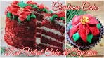 Red Velvet Cake Recipe / Christmas cake and cupcake ...