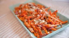 Roasted Carrot Feta Salad