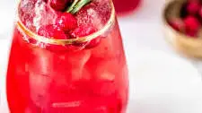 Rosemary Cranberry Bourbon Cocktail