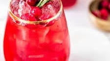 Rosemary Cranberry Bourbon Cocktail