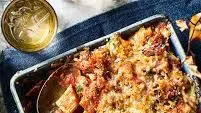 Sausage and fennel pasta bake