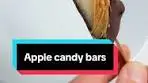 Say “YUM” if you would eat these Healthy Apple Candy Bars ...