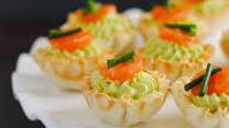 Smoked Salmon & Avocado Mousse Cups
