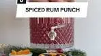 Spiced Rum Holiday Punch Recipe for Celebrations