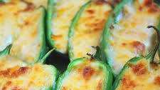 Spicy Baked Cheese Stuffed Jalapeno Peppers