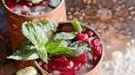 Spicy Ginger Pomegranate Moscow Mule. One last holiday ...