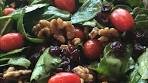 SPINACH CRANBERRY WALNUT SALAD- healthy yet sinfully ...