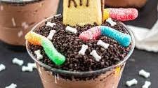 Spooky Graveyard Dirt Pie Cups