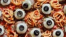 Spooky Spaghetti & Eyeballs