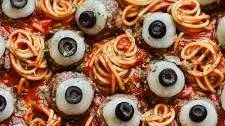 Spooky Spaghetti & Eyeballs