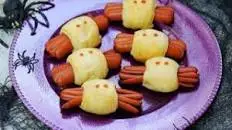 Spooky Spider Hot Dogs