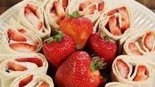 Strawberry Cream Cheese Pinwheels