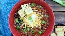 Sweet 'n' Spicy Venison Chili