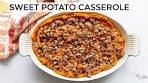 SWEET POTATO CASSEROLE | healthy recipe with a ...