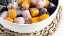 Taiwanese Taro and Sweet Potato Balls Dessert