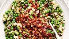 Thanksgiving Peas (with Pear and Pancetta)