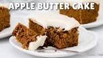 The Best Fall Cake to Make - Apple Butter Cake with Cream ...