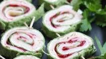 Turkey and Cranberry Pinwheels