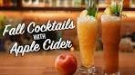 Two Rum Cocktails made with Apple Cider!