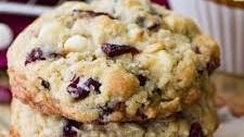 White Chocolate Cranberry Oatmeal Cookies