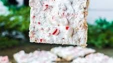 White Chocolate Peppermint Pretzel Crack