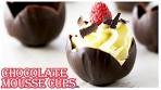Anna Makes Fancy Chocolate Mousse Cups!
