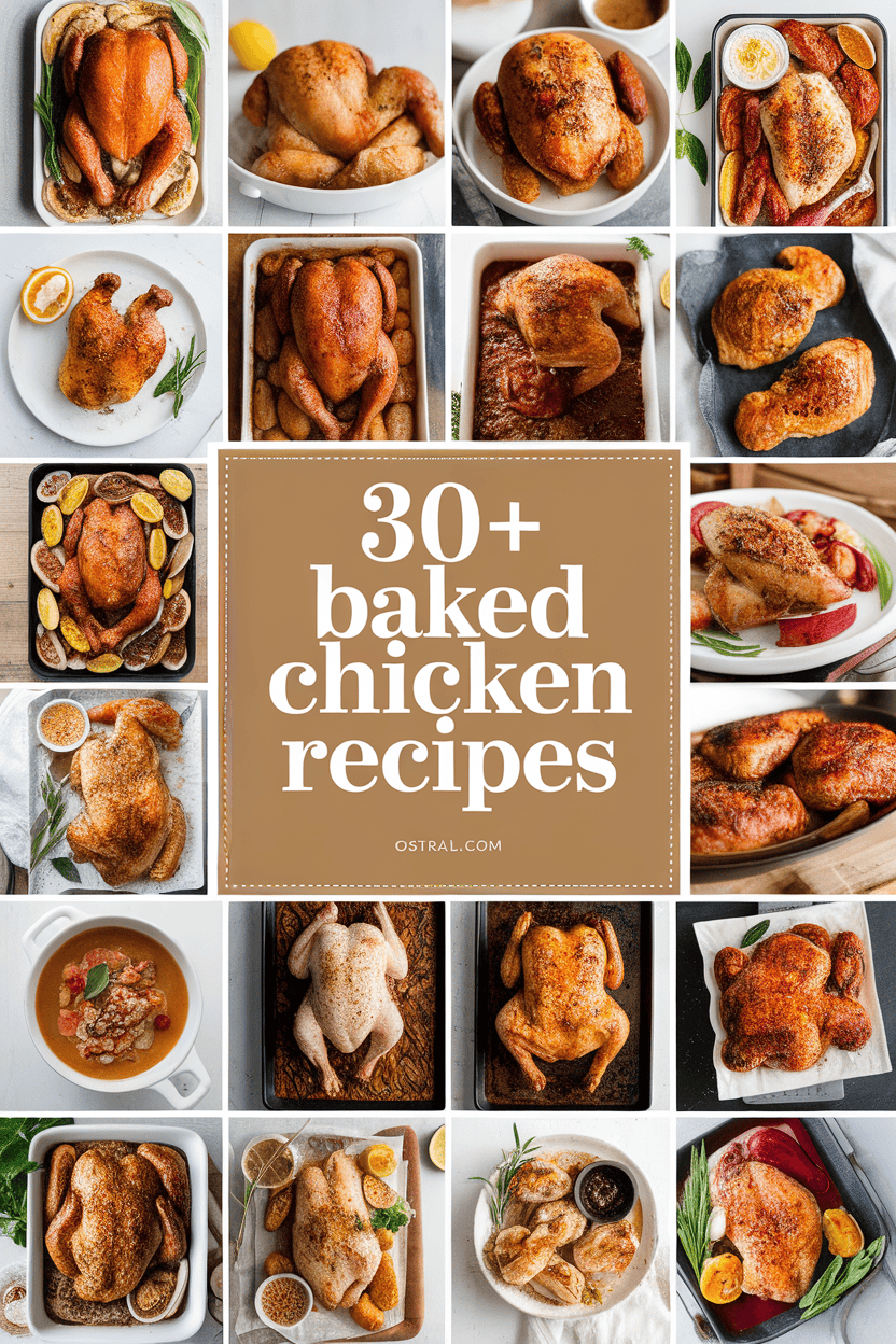 30+ Delicious Baked Chicken Recipes That Will Make Your Dinner