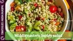 Barley tabbouleh- Mediterranean inspired pearl barley salad ...