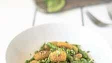 Crispy Gnocchi with Peas, Asparagus and Lemon