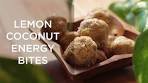 Lemon Coconut Energy Bites