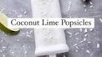 Lis Lam | 3 ingredient Coconut Lime Popsicles! Vegan, gluten ...