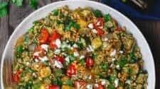 Mediterranean Roasted Vegetables Barley Recipe