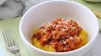 Quick Turkey Bolognese with Spaghetti Squash- Martha Stewart