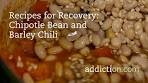 Recipes for Recovery: Chipotle, Bean & Barley Chili