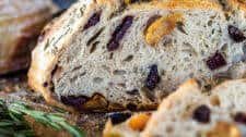 Rosemary Olive Sourdough Bread