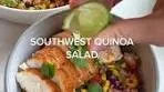 Southwest Quinoa Salad Recipe with Black Beans and Corn