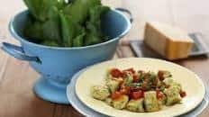 Spinach and Ricotta Gnocchi with Tomato and Chilli Sugo