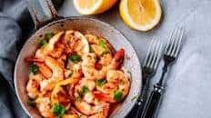 Sticky Chilli Prawns and Rice