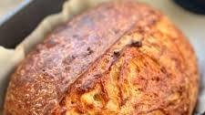 Three Cheese Sourdough Bread